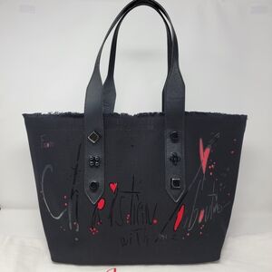 CHRISTIAN LOUBOUTIN Frangibus Medium Printed Canvas Tote Bag